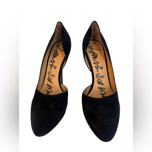 Lanvin black suede cut out pumps - Picture 2 of 9